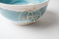 Image 1 of Brass Court Earrings