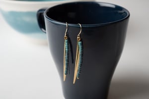 Image of Brass Spike Earrings