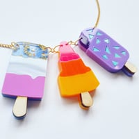 Image 1 of Triple Ice Cream Necklace 