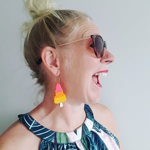 Image of Rocket Lolly Earrings - PRE-ORDER