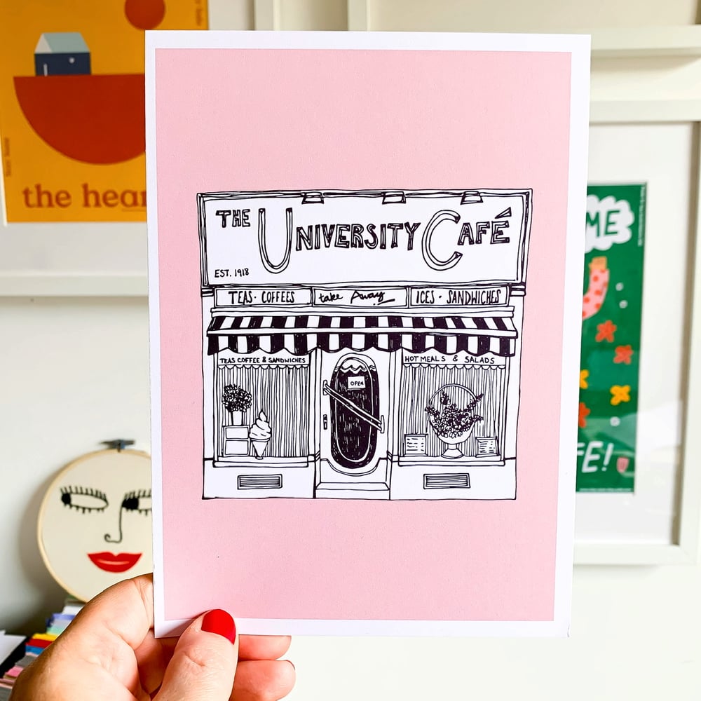 Image of Glasgow University Cafe Print 