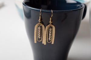Image of Brass Layered Earrings