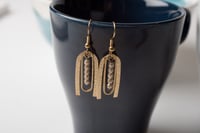 Image 2 of Brass Layered Earrings