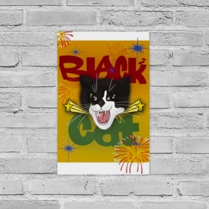 Black Cat Matte Poster
