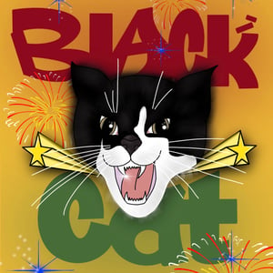Black Cat Matte Poster
