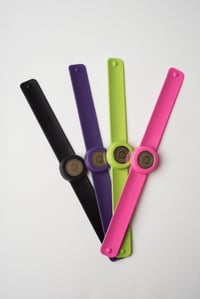 Image 2 of Kid's Diffuser Slap Bracelets: Love, Peace, and Sunshine