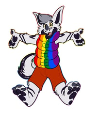 Image 2 of  Pride Month Life Jacket Sticker 