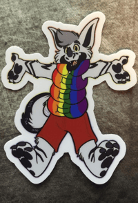 Image 1 of  Pride Month Life Jacket Sticker 