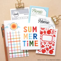 Image 2 of Summer Vibes Journaling Cards (Digital)