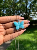 Image 4 of Blue Morpho Stone Pendant