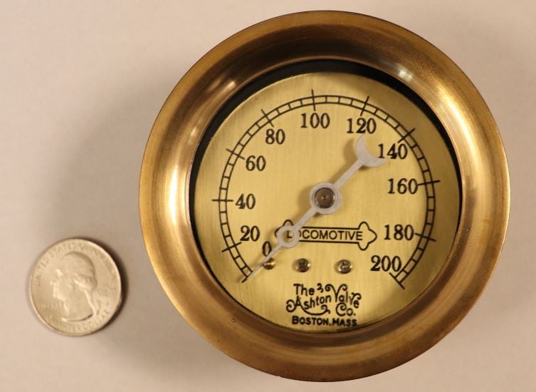 Image of Large Scale 3" 200psig pressure gauge