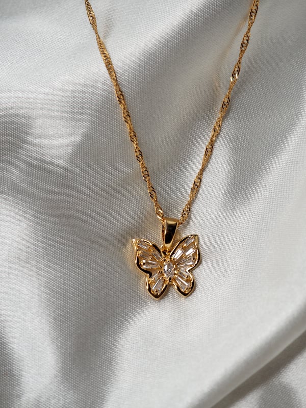 Image of You Give Me Butterflies Necklace