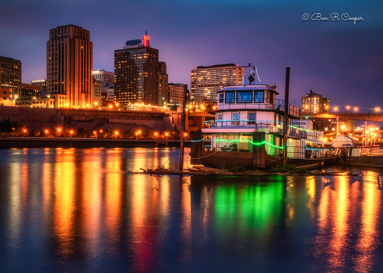 Saint Paul from Harriet Island