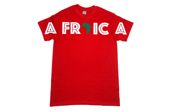 Image of World Tour "AFRICA" T-shirt Red