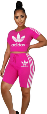 adidas crop set