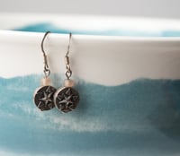 Image 2 of Hill Tribe Silver Star Earrings