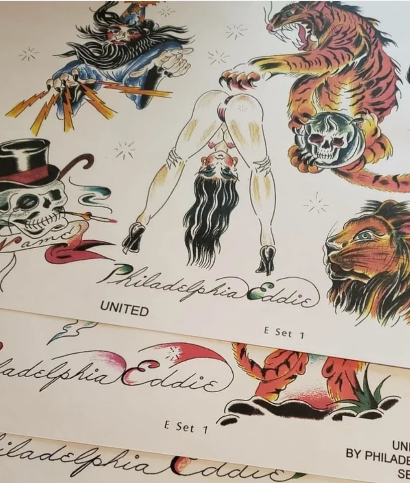 40 pages of United Philadelphia Eddie Funk Flash sets #1-4 
