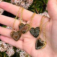 Image 3 of ENGRAVED HEART NECKLACE 