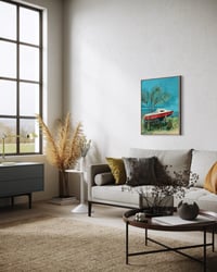 Image 9 of Painting / maleri / "Islands Brygge – Malerdrømme og tankestreger – Nokken III" / 60x75 cm