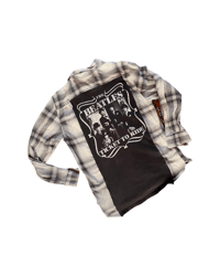 BUTTON DOWN VINTAGE FLANNEL THE BEATLES