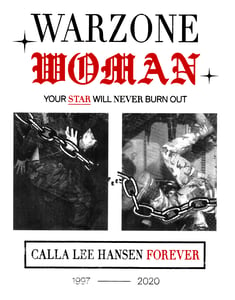 Image of Calla "Warzone Woman" Shirt