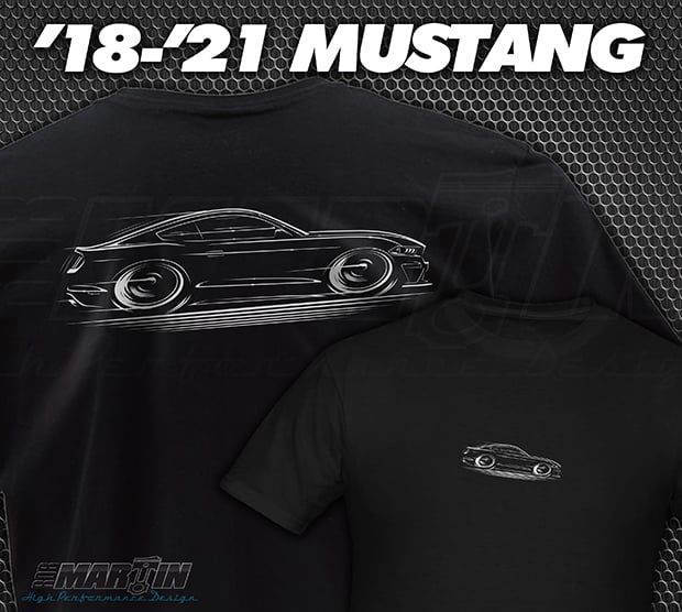 18-\'21 Mustang T-Shirt Hoodies Martin | High Design Rob Performance Banners