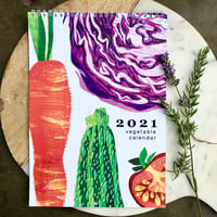 2021 Vegetable Wall Calendar 