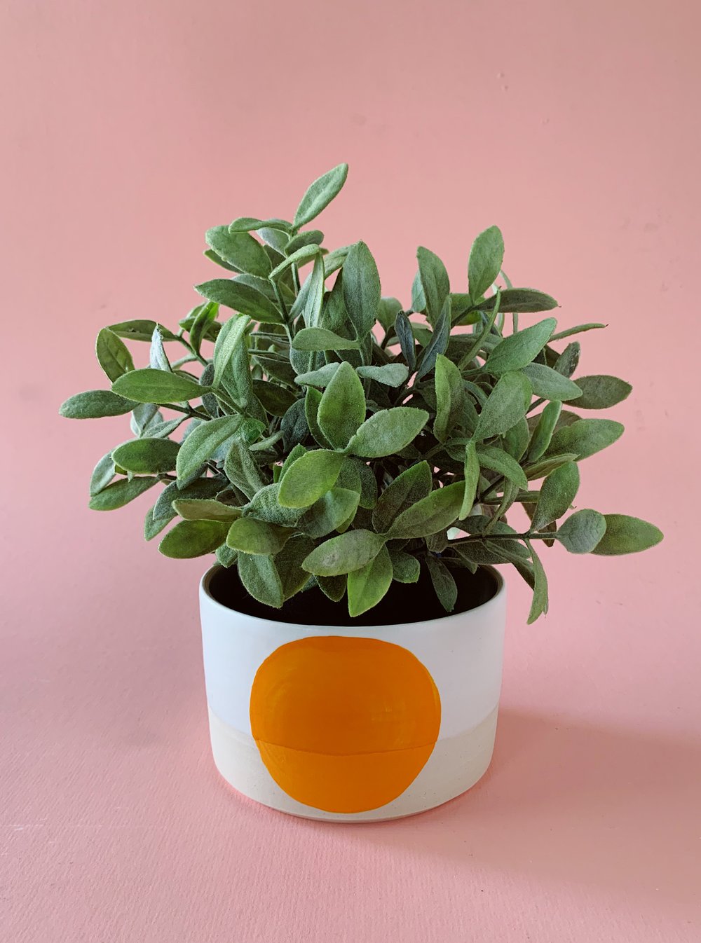 Image of Orange Dot Planter