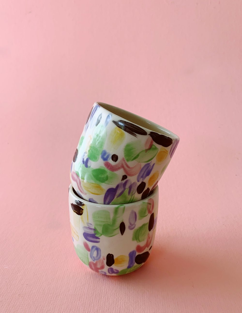 Image of Painted cups