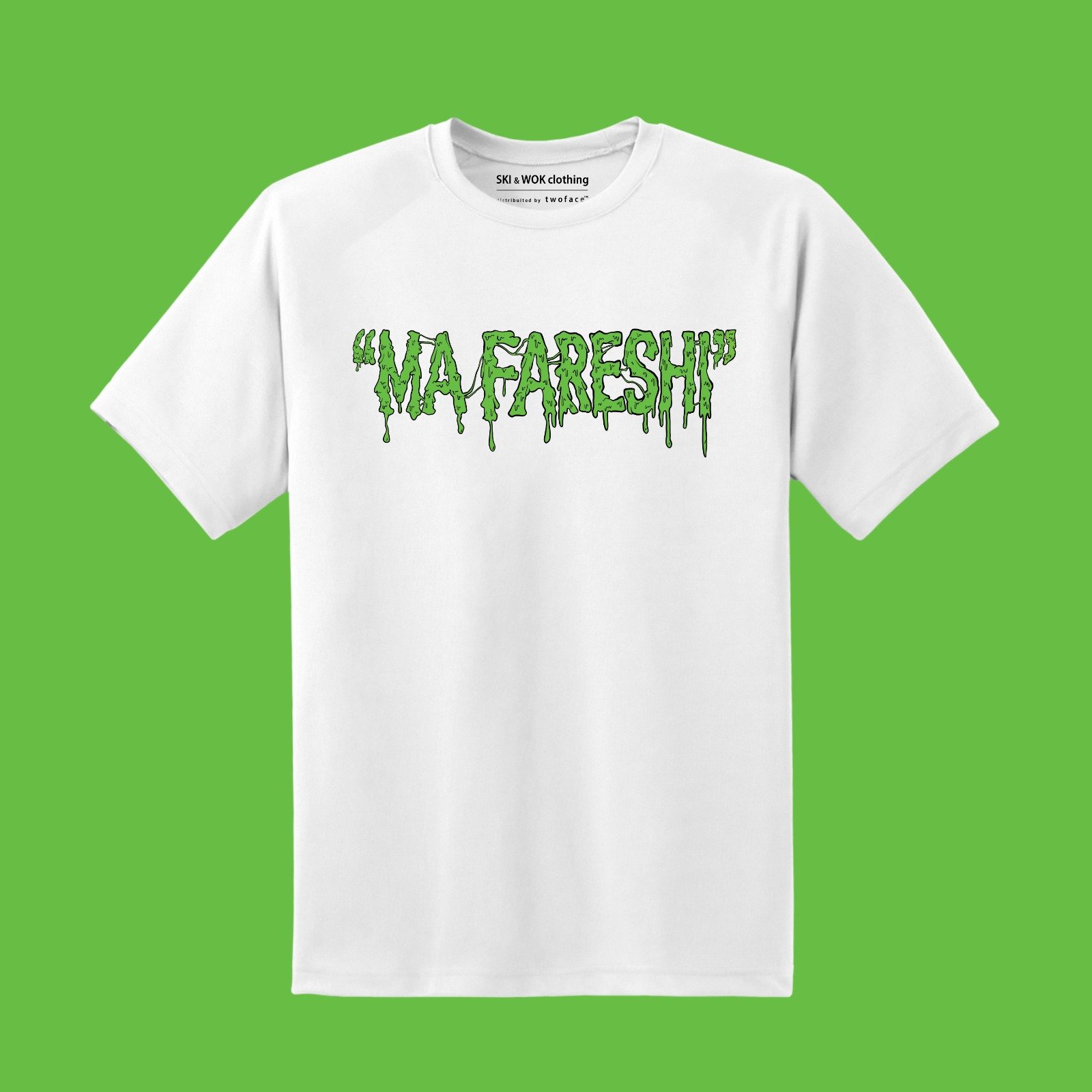 MA FARESHI white tee | SKI E WOK