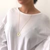 Gold Small Circle of Love Necklace