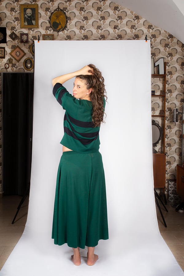 Image of Pantalone in maglia - Sartoria Vico