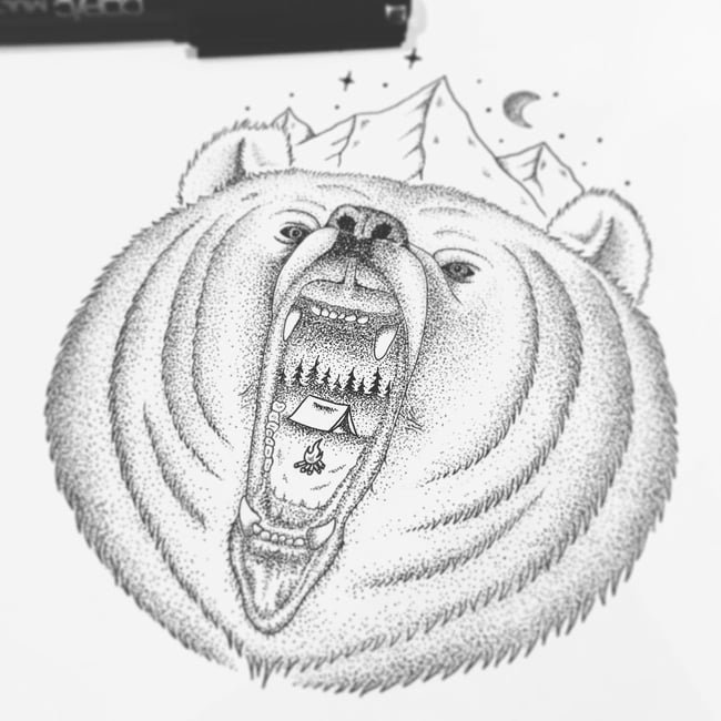 Wild Camping Carabiner Steel Mug