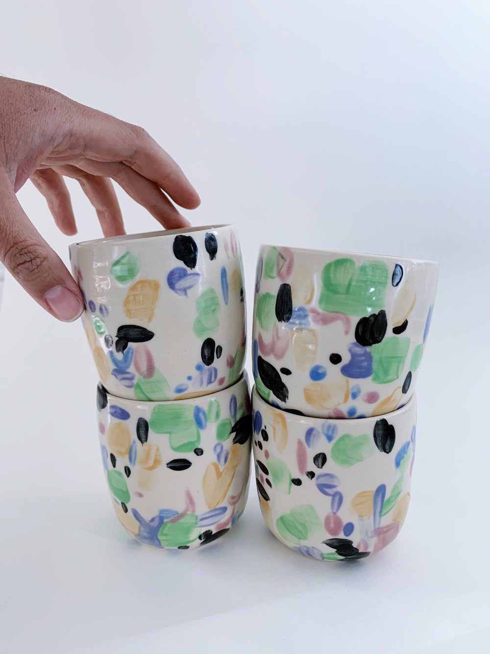 Image of Painted cups