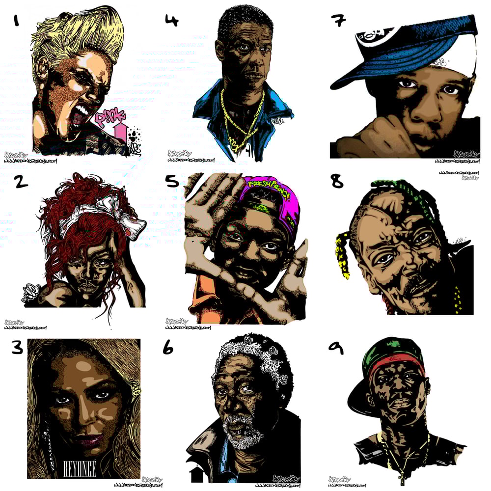 Image of Limited Edition Celebrity Portrait Prints