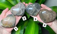 Image 1 of Black Moonstone Hearts