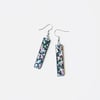 Abstract Floral Wood Earrings
