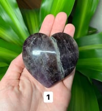 Image 2 of Chevron Amethyst Hearts