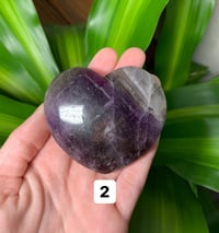 Image 3 of Chevron Amethyst Hearts