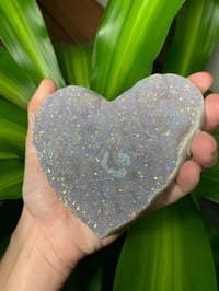 Image 3 of Angel Aura Amethyst Heart