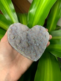 Image 2 of Angel Aura Amethyst Heart