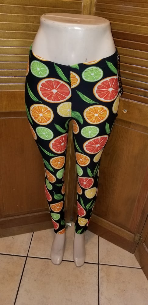 Image of Citrus fruit Leggings 