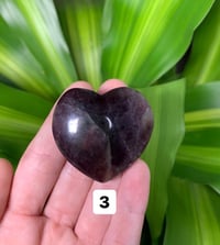 Image 4 of Small Regular/Chevron Amethyst Hearts