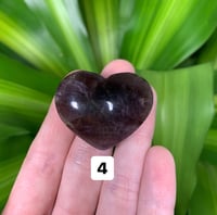 Image 5 of Small Regular/Chevron Amethyst Hearts