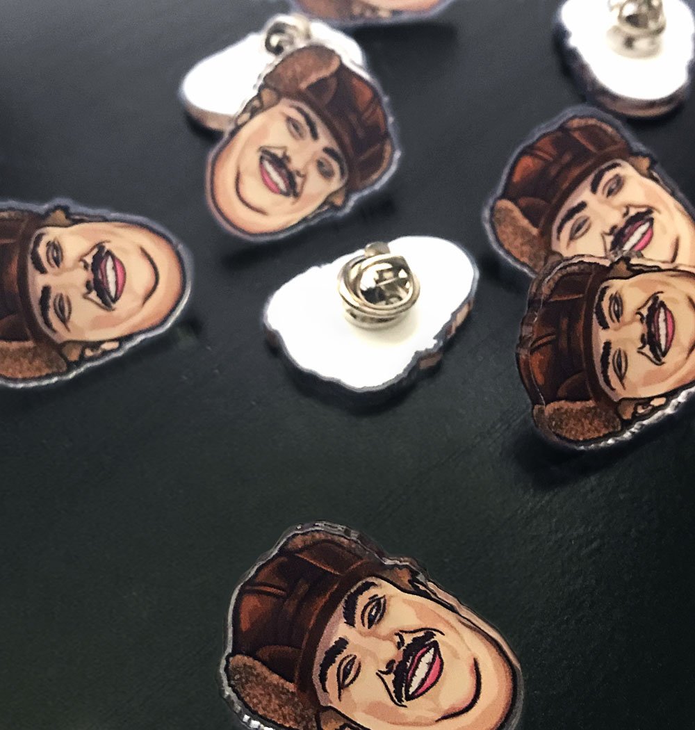 John Candy Pin