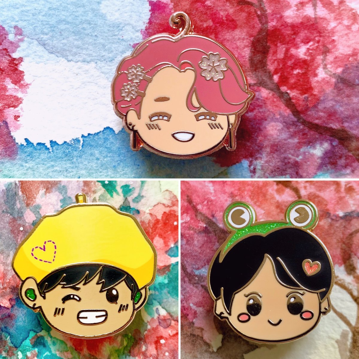 Image of Accessorized Bangtan Enamel Pins