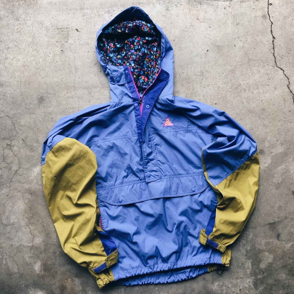 Image of Original Early 90’s Nike ACG Multicolor Pullover Anorak.