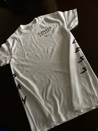Image 2 of “Say Less” Rainbow Reflective T-Shirt