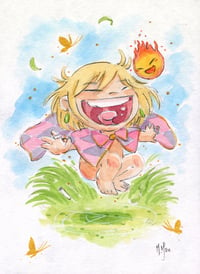 Image 2 of Baby Howl and Calcifer 3-Pack Prints