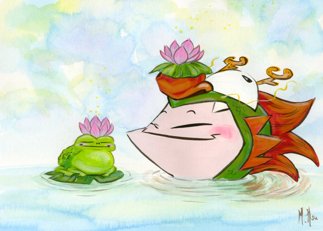 Dragon Boy and Dog Happiness 3-Pack Prints